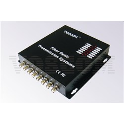 VOSCOM 8-Channel CCTV Video over Fibre Converter