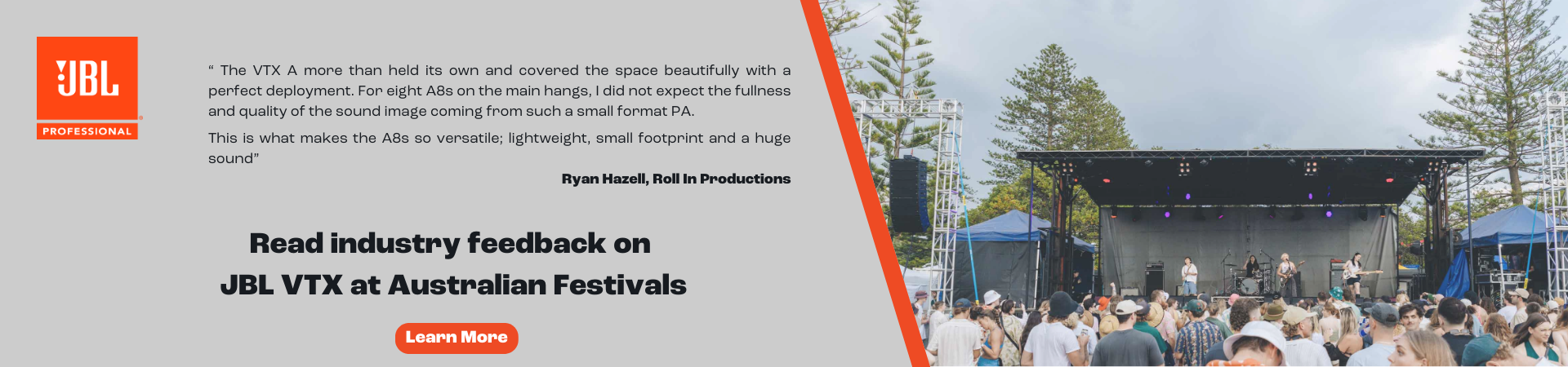Vrx Rigging JBL Performance Audio includes JBL VTX A Series and JBL VRX 900 Series ...