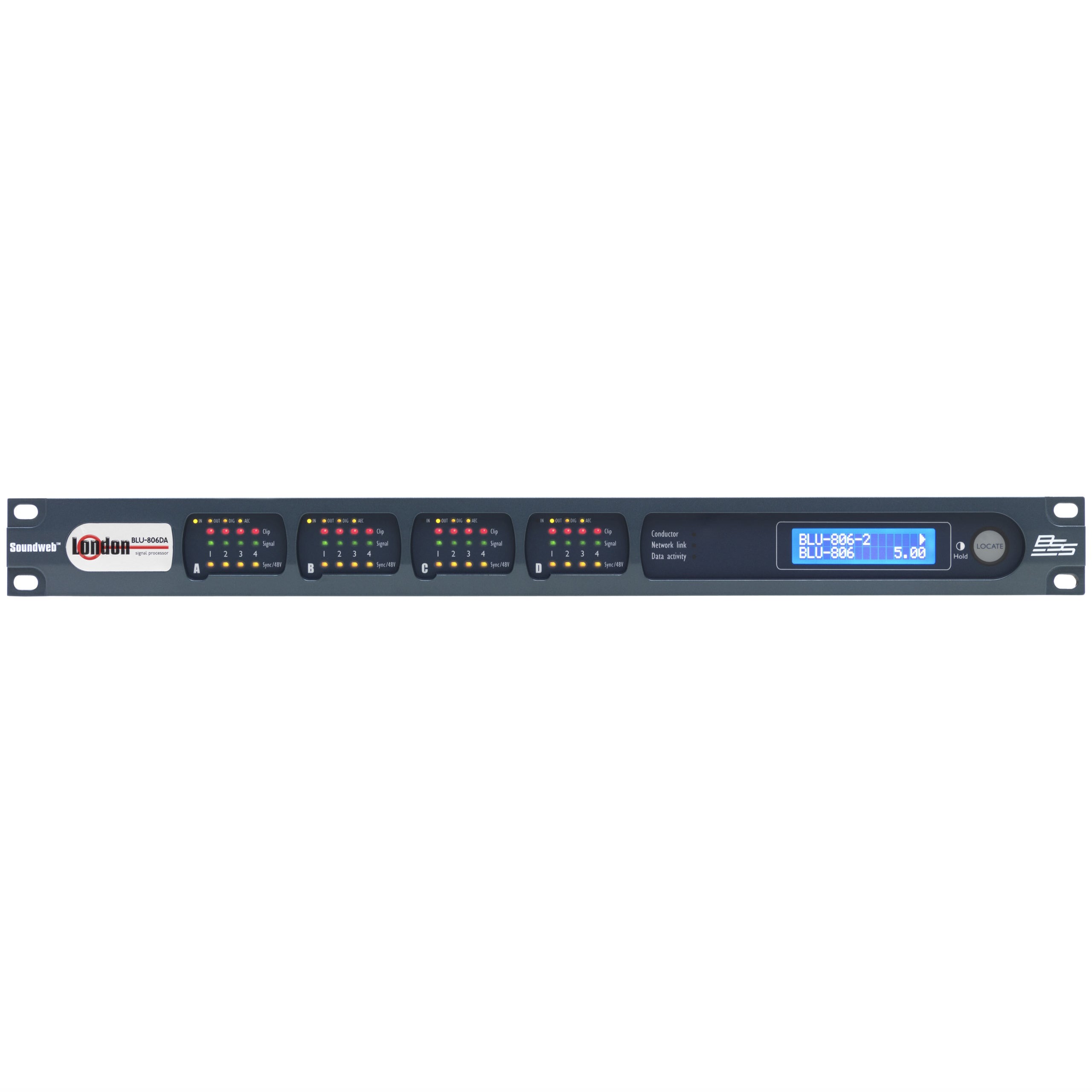 BSS BLU806DA - BSS BLU806 Signal Processor with Configurable I/O BLU ...