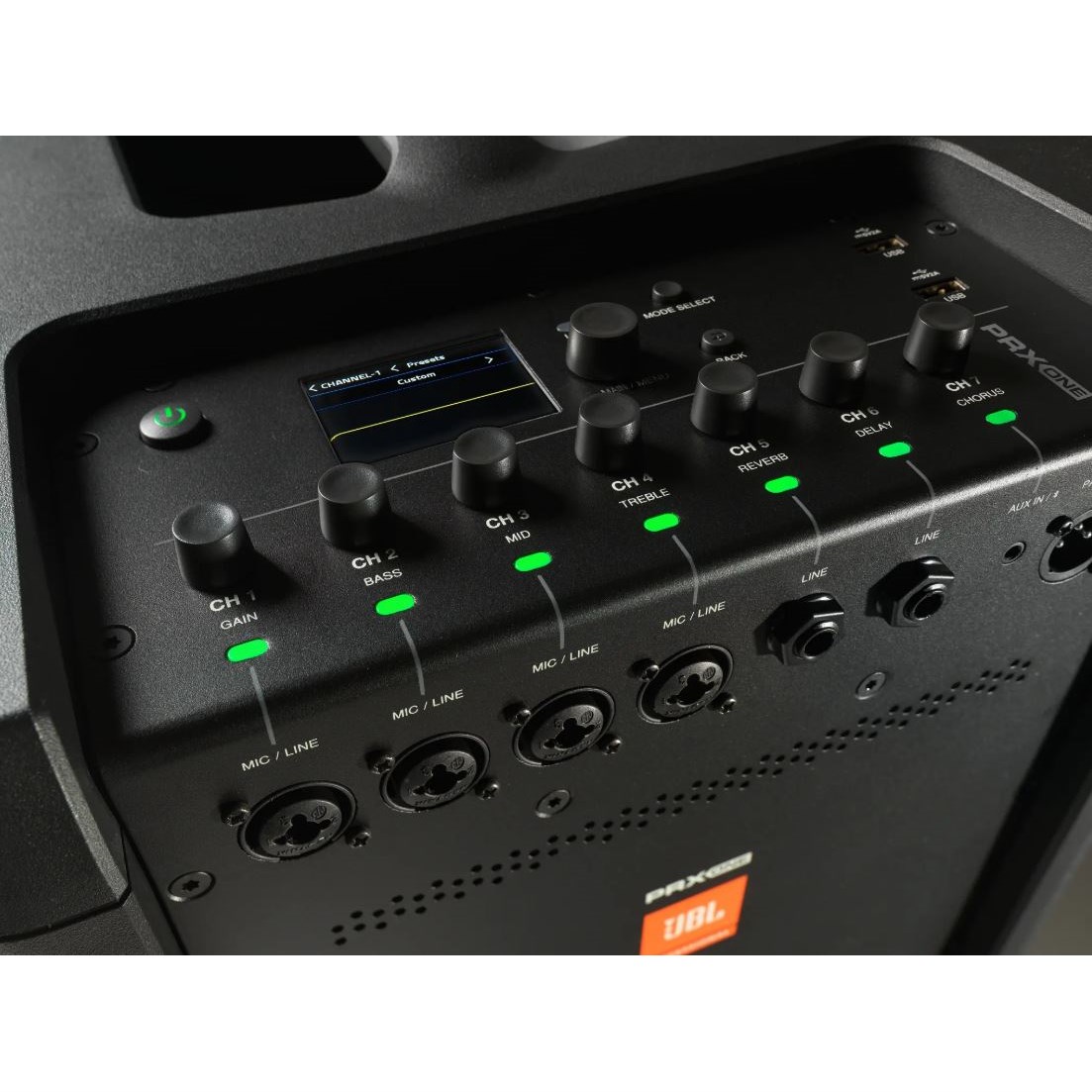 JBL PRX-ONE - JBL PRX ONE All-In-One Powered Column PA with 7 Channel ...