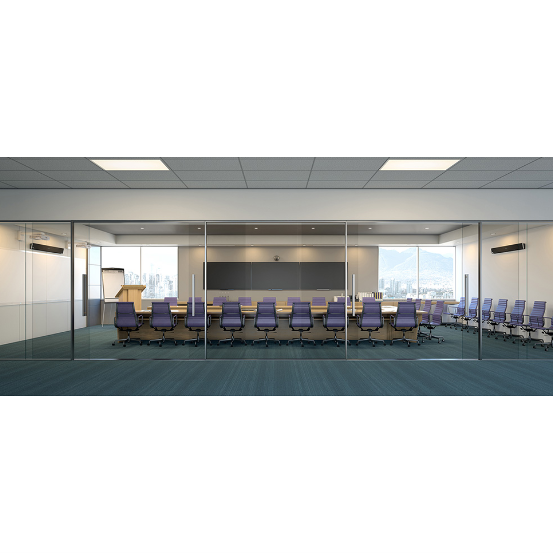 NVDUALHDL300W Nureva Dual HDL300 Audio Conferencing System for